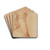 Seated Figure by Pontormo (Jacopo Carucci) Drink Coasters - set of 4