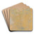 Tiger Lilies by John Henry Twachtman Art Drink Coaster set