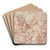 Vision of St. Philip Neri by Carlo Maratti Art Drink Coaster set
