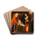 Adoration of the Christ Child and Annunciation to the Shepherds by Bernardino Luini Drink Coasters - set of 4