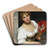 At The Window by Eugen von Blaas Art Drink Coaster set
