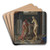 Pygmalion And Galathea by Joseph Werner Art Drink Coaster set Pygmalion And Galathea by Joseph Werner Art Drink Coaster set