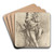 Soldier, Seated by Salvator Rosa Art Drink Coaster set