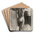 Nude Male Model from the Back by Magnus Enckell Art Drink Coaster set