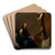 Modello for an Altarpiece of 'The Crucifixion with the Virgin, Mary Magdalen, and Saint John' by Pietro Bardellino Art Drink Coaster set Modello for an Altarpiece of 'The Crucifixion with the Virgin, Mary Magdalen, and Saint John' by Pietro Bardellino Art Drink Coaster set