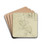 Two compositional studies of a lion hunt by Thodore Gricault Drink Coasters - set of 4 Two compositional studies of a lion hunt by Thodore Gricault Drink Coasters - set of 4
