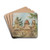 The tower of the manor house in Strky by Ladislav Mednynszky Drink Coasters - set of 4