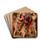 Madonna of St. George by Correggio Drink Coasters - set of 4
