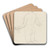 Knelende kvinneakt by Adolph Tidemand Art Drink Coaster set