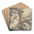 Moses and the Burning Bush by Gerard Hoet Art Drink Coaster set
