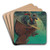 Hunters In A Canoe by Philip R. Goodwin Art Drink Coaster set