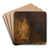 Wanderer in der Gebirgsschlucht bei Gewitter by Carl Spitzweg Art Drink Coaster set