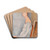 Portrait of Jeanne Hbuterne by Amedeo Modigliani Drink Coasters - set of 4 Portrait of Jeanne Hbuterne by Amedeo Modigliani Drink Coasters - set of 4