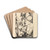 Die Hlle by Max Beckmann Drink Coasters - set of 4