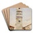 Cathedral Tower, Pistoia, Italy by Cass Gilbert Art Drink Coaster set