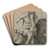 Saint Zebedee by Victor Mller Art Drink Coaster set