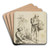 Figure studies by Franois Boucher Art Drink Coaster set