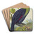 Corythaix Leucolopha by Thomas Waterman Wood Art Drink Coaster set Corythaix Leucolopha by Thomas Waterman Wood Art Drink Coaster set
