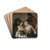 Majas on a Balcony by Francisco de Goya Drink Coasters - set of 4