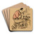 Le cordonnier by Georges Goursat (Sem) Art Drink Coaster set Le cordonnier by Georges Goursat (Sem) Art Drink Coaster set