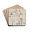 Jente, hund og klatrende gutt by Christian Skredsvig Drink Coasters - set of 4