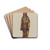Indian Figure by American 20th Century Drink Coasters - set of 4
