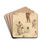 A Woodcutter and Other Studies by Robert Hills Drink Coasters - set of 4