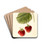 Fragaria: Marshall by Bertha Heiges Drink Coasters - set of 4