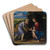 The Holy Family by The Master of the Twelve Apostles Art Drink Coaster set