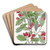 Various-leaved Hawthorn by Sydenham Edwards Art Drink Coaster set Various-leaved Hawthorn by Sydenham Edwards Art Drink Coaster set