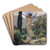 Spinning Girl on Corfu by Frank Buchser Art Drink Coaster set
