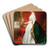 Portrait en pied de l'impratrice Eugnie by Follower Of Franz Xaver Winterhalter Art Drink Coaster set