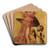 Erato by Frederic Leighton Art Drink Coaster set