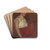 Study of a Seated Woman by udovt Pitthordt Drink Coasters - set of 4