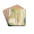 Beneath the Birches by Carl Larsson Drink Coasters - set of 4