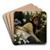 Chrysanthemums by James Tissot Art Drink Coaster set