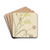 Bloemstudies van een gele lelie en een bloeiende ui by Elias van Nijmegen Drink Coasters - set of 4 Bloemstudies van een gele lelie en een bloeiende ui by Elias van Nijmegen Drink Coasters - set of 4