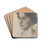 Fotoreproductie aan Jenny Kraft by Jan Toorop Drink Coasters - set of 4