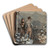 Nocturne by Frederik Hendrik Kaemmerer Art Drink Coaster set Nocturne by Frederik Hendrik Kaemmerer Art Drink Coaster set