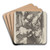 Study of Three Naked Men by Peter Paul Rubens Art Drink Coaster set