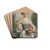 The flower seller by Lon Franois Comerre Drink Coasters - set of 4