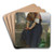 The Broken Pitcher by William Bouguereau Art Drink Coaster set The Broken Pitcher by William Bouguereau Art Drink Coaster set