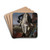 George Washington at the Battle ofPrinceton by Charles Willson Peale Drink Coasters - set of 4 George Washington at the Battle ofPrinceton by Charles Willson Peale Drink Coasters - set of 4