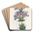 Sea Lavender-leaved Pentstemon by Sydenham Edwards Art Drink Coaster set