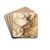St. Michael and Lucifer by Benjamin West Drink Coasters - set of 4