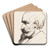 Portrait of a Man by Nicaise De Keyser Art Drink Coaster set Portrait of a Man by Nicaise De Keyser Art Drink Coaster set