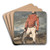Study for the Portrait of a Military Officer by George Chinnery Art Drink Coaster set