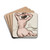 Seated Nude by Carl Newman Drink Coasters - set of 4 Seated Nude by Carl Newman Drink Coasters - set of 4