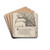 Portrait Of Aristotle by Hans Rudolf Manuel Drink Coasters - set of 4