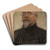 Portrait of Bruno Abdank-Abakanowicz by Leon Wyczkowski Art Drink Coaster set